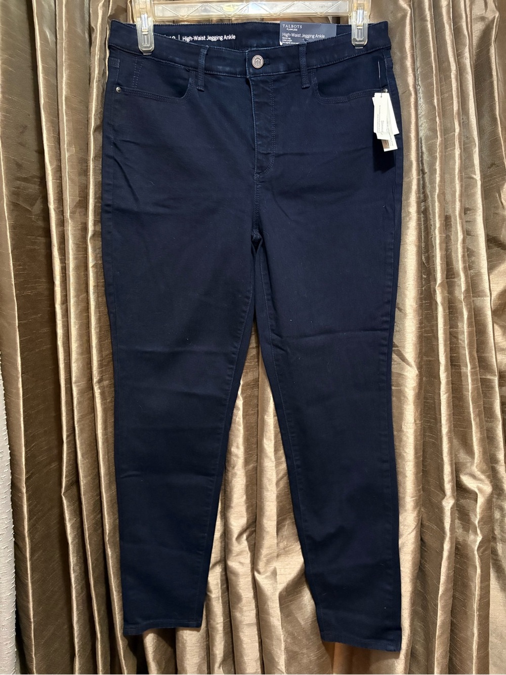 Talbots Navy High-Rise Jeggings Ankle-Length #1932 - Picture 2 of 7